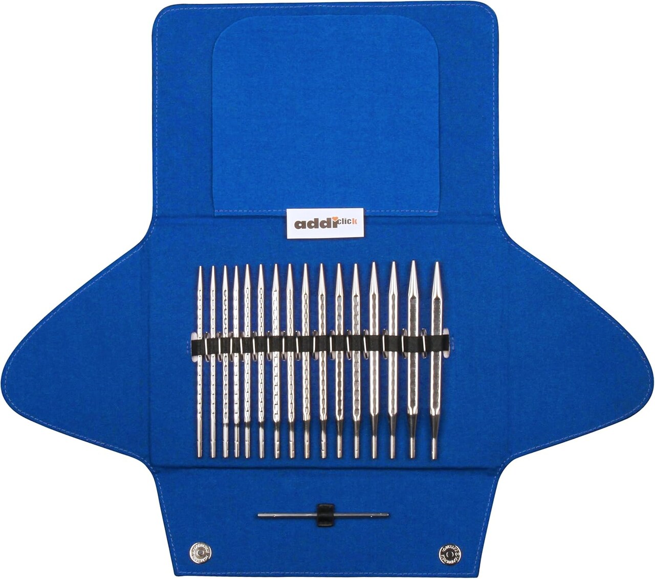 skacel by addi addiClick Rocket2 Squared Standard Tip IC Knitting Needle Set